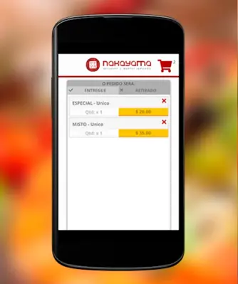 Nakayama Delivery android App screenshot 5